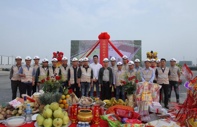 Groundbreaking ceremony of Syncmold Vietnam factory
